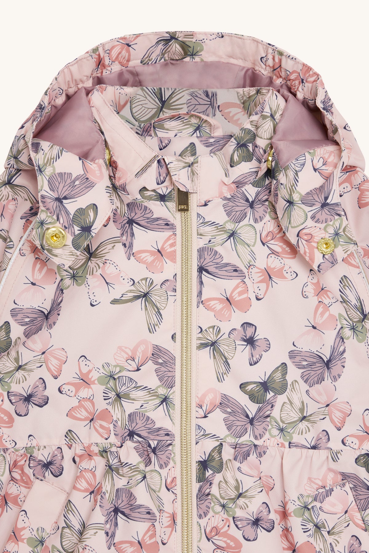 Hust & Claire Jacke mit Schmetterlings-Muster, rosa