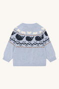 Bild in Galerie-Betrachter laden, Hust & Claire Strickpullover mit Muster - Sky Melange
