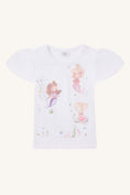 Bild in Galerie-Betrachter laden, Hust & Claire T-Shirt "Alma" White mit Meerjungfrauen Motiv
