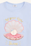Bild in Galerie-Betrachter laden, Hust & Claire T-Shirt "Alma" White mit Muschel Motiv
