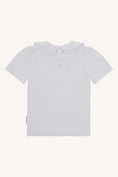 Bild in Galerie-Betrachter laden, Hust & Claire T-Shirt "Alma" White mit Volant-Kragen
