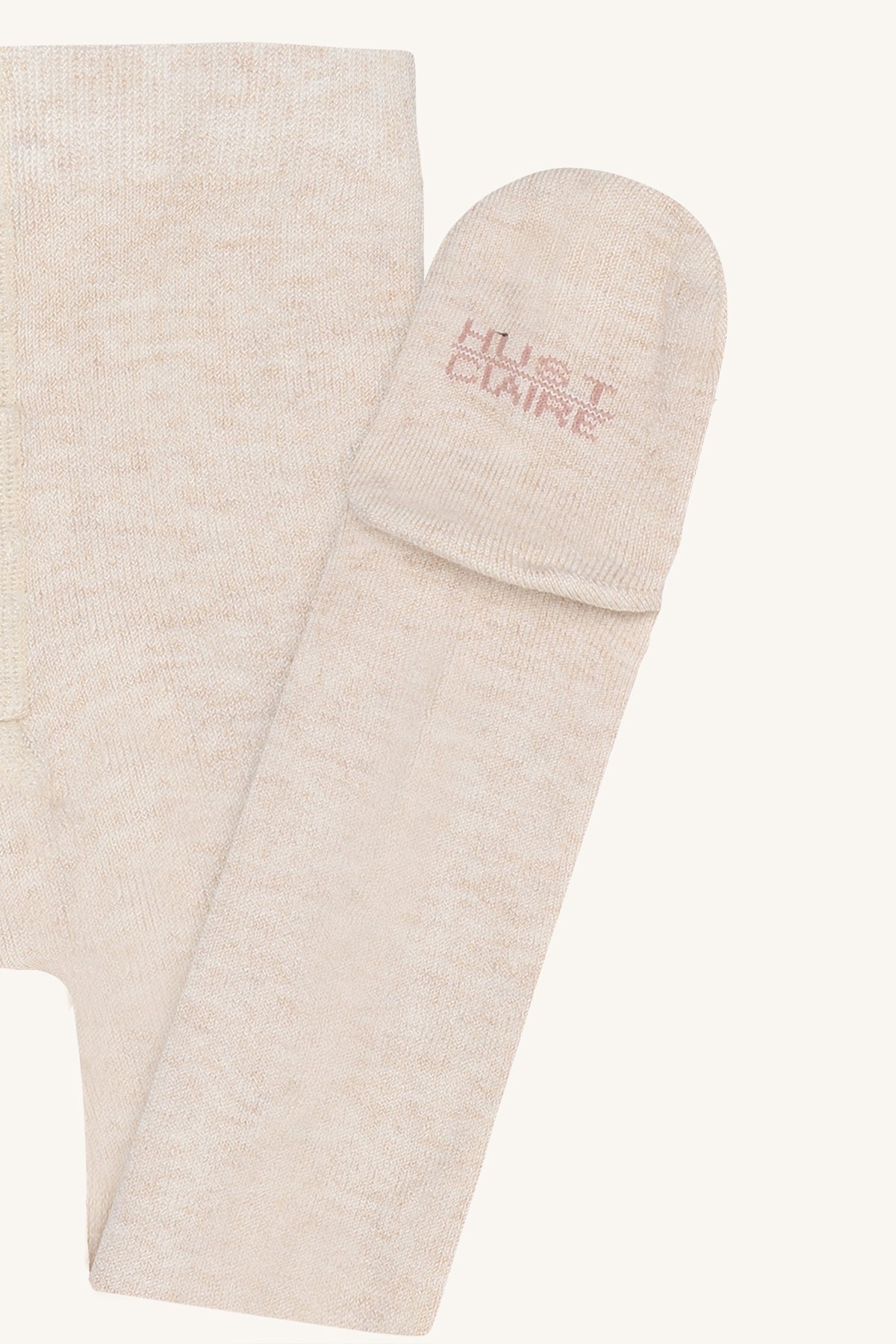 Hust & Claire "Strumpfhose Foxie" Wolle - Ivory