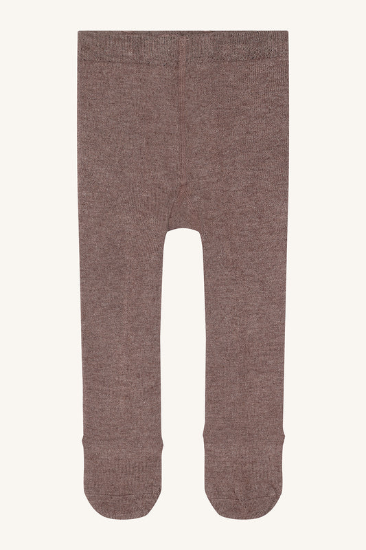 Hust & Claire "Strumpfhose Foxie" Wolle - Brown Stone