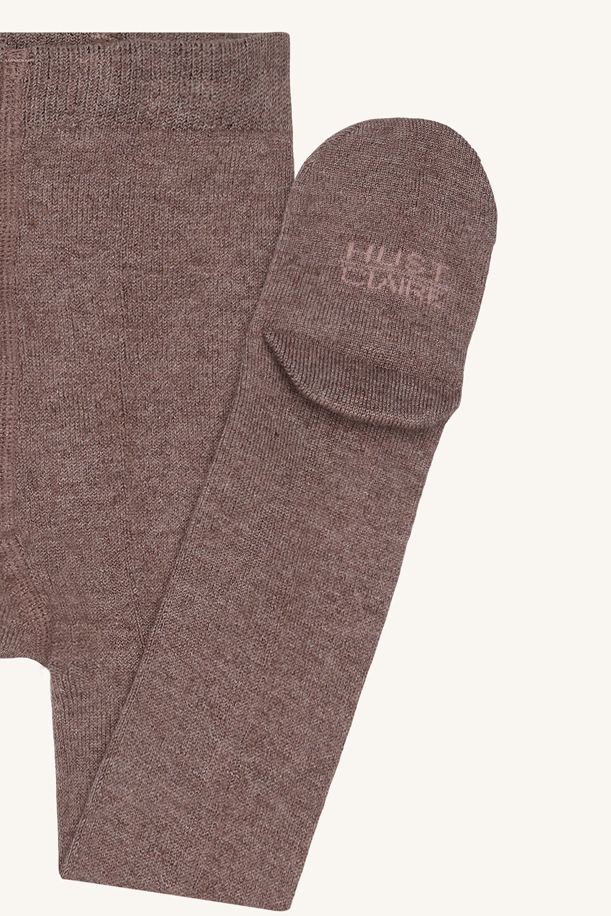 Hust & Claire "Strumpfhose Foxie" Wolle - Brown Stone