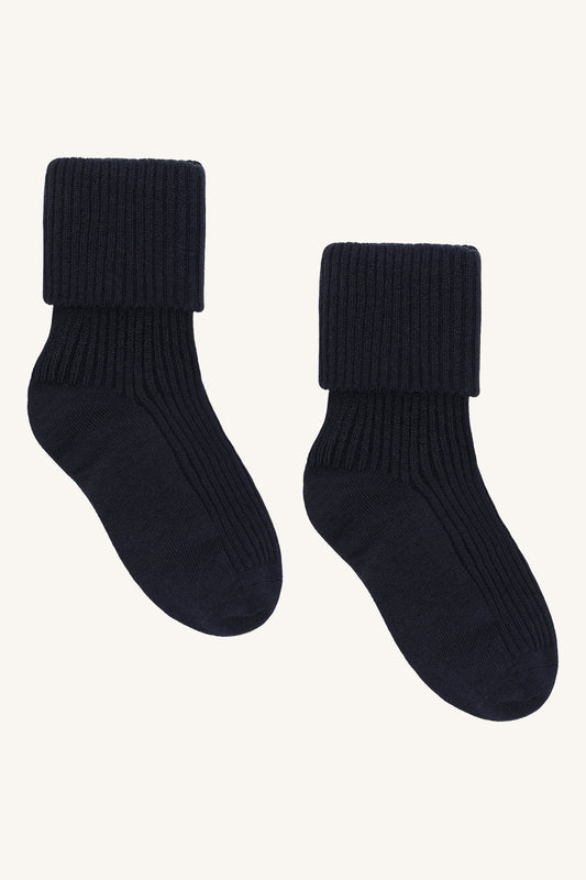 Hust & Claire "Socken Flosi" Bambus - More navy
