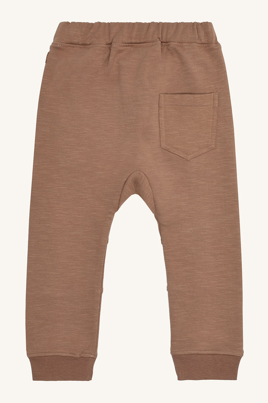 Hust & Claire "Jogginghose Georg Solid Brushed" - Coca Mocha