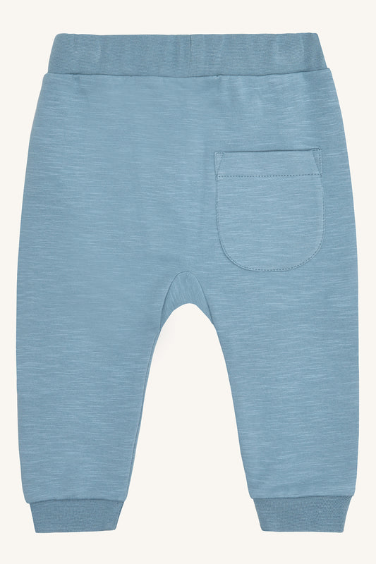 Hust & Claire "Jogginghose Georgey Solid Brushed" - Iron Blue