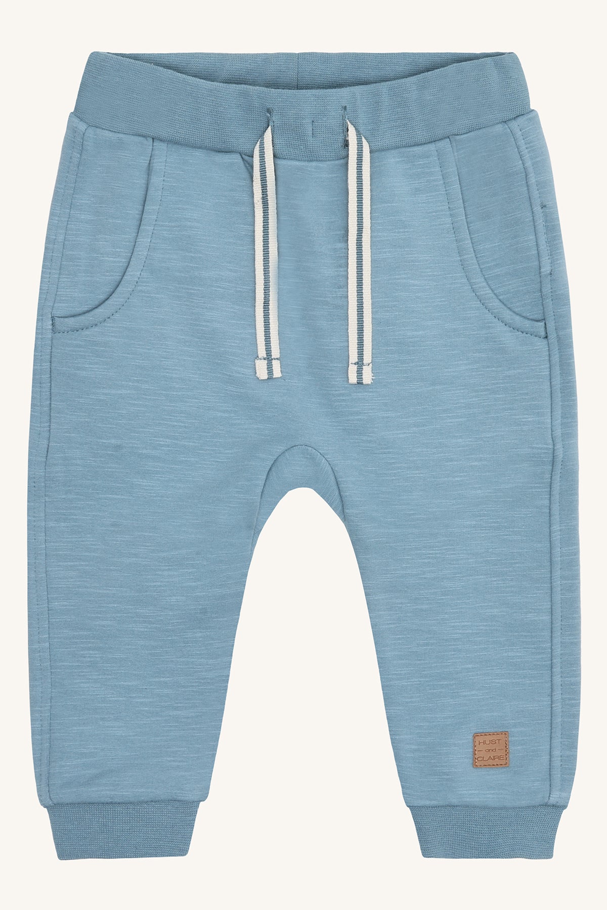 Hust & Claire "Jogginghose Georgey Solid Brushed" - Iron Blue