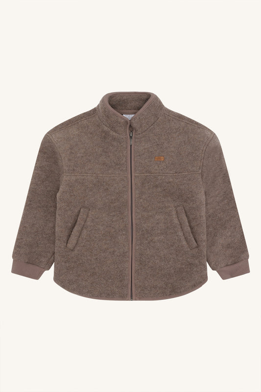 Hust & Claire Woll-Jacke - Deer Melange