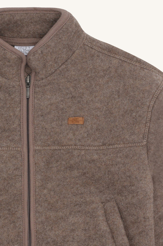 Hust & Claire Woll-Jacke - Deer Melange