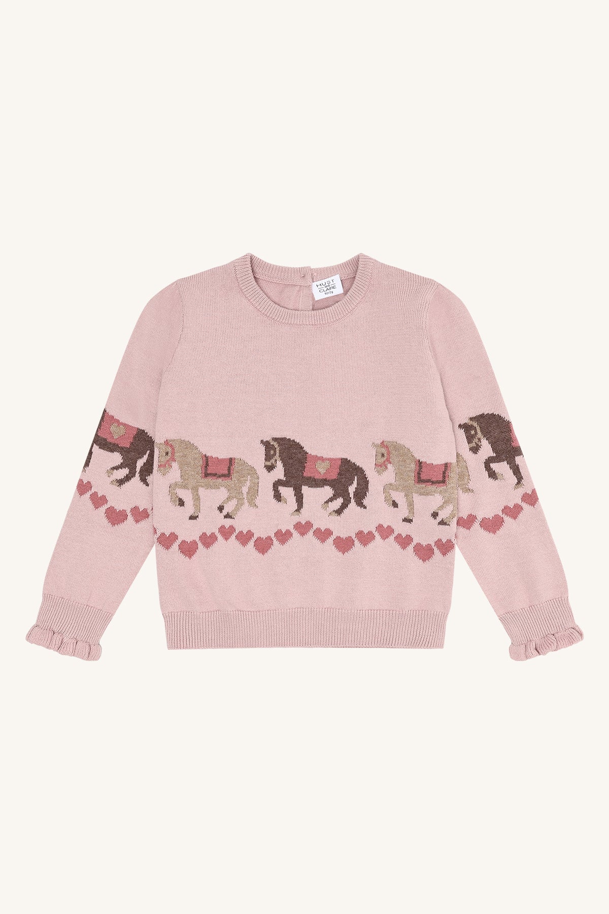 Hust & Claire "Pullover Pani Horse" - Adobe Rose