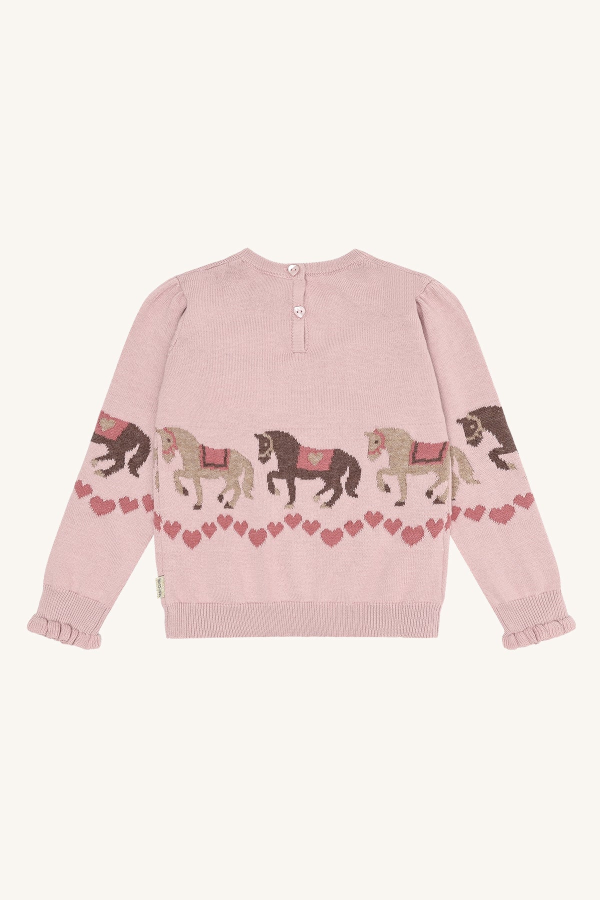 Hust & Claire "Pullover Pani Horse" - Adobe Rose