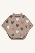 Bild in Galerie-Betrachter laden, Hust & Claire "Poncho Pinja Hearts" - Bisquit
