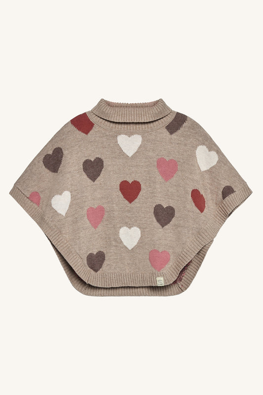 Hust & Claire "Poncho Pinja Hearts" - Bisquit