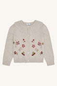 Bild in Galerie-Betrachter laden, Hust & Claire "Strickjacke Camilia Flower" - Wheat Melange
