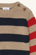 Bild in Galerie-Betrachter laden, Hust & Claire "Pullover Pilou, gestreift" - Bisquit
