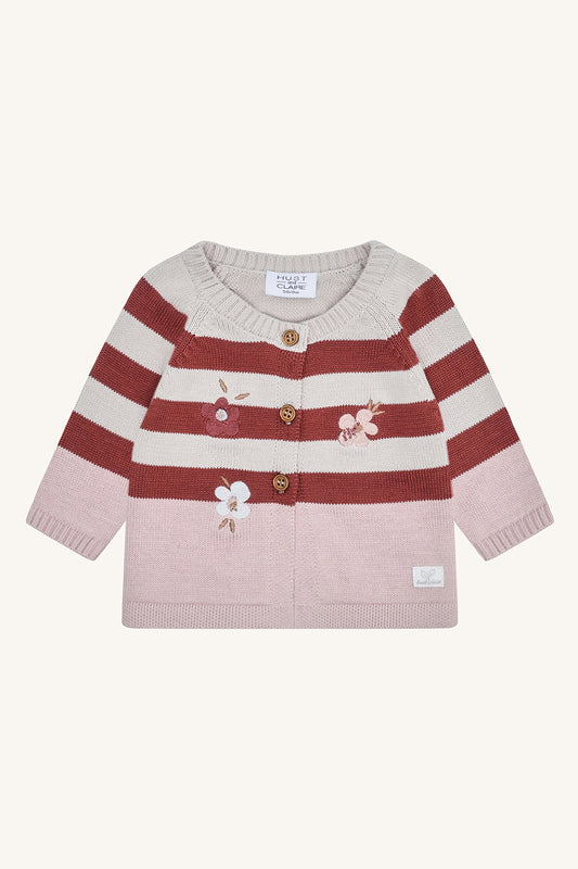 Hust & Claire Strickjacke Call Knit play - Adobe Rose
