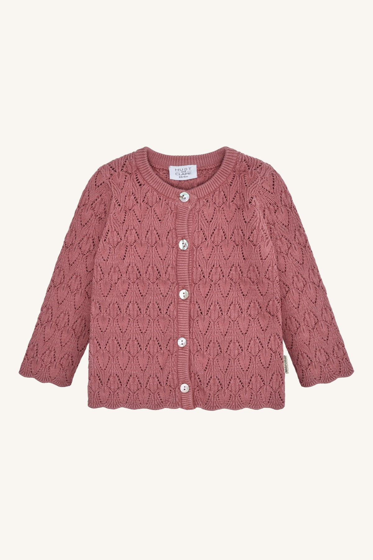 Hust & Claire "Strickjacke Cilja" - Dry rose
