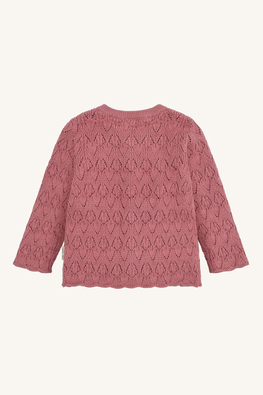 Hust & Claire "Strickjacke Cilja" - Dry rose