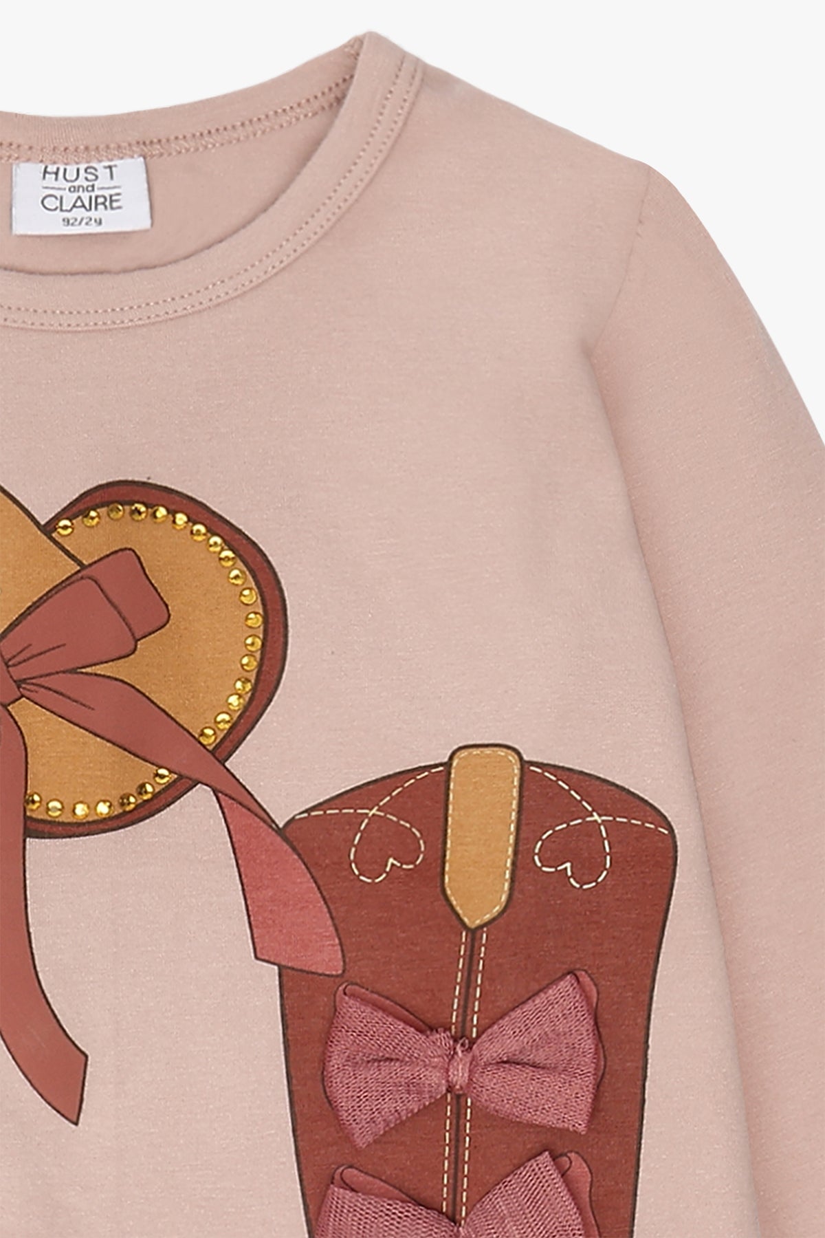 Hust & Claire "T-Shirt langarm Alma Cowgirl" - Adobe Rose