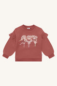 Bild in Galerie-Betrachter laden, Hust & Claire "Sweatshirt Sicilia Magic" mit Rüschen - Dry Rose
