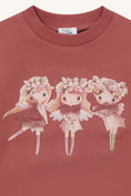 Bild in Galerie-Betrachter laden, Hust & Claire "Sweatshirt Sicilia Magic" mit Rüschen - Dry Rose
