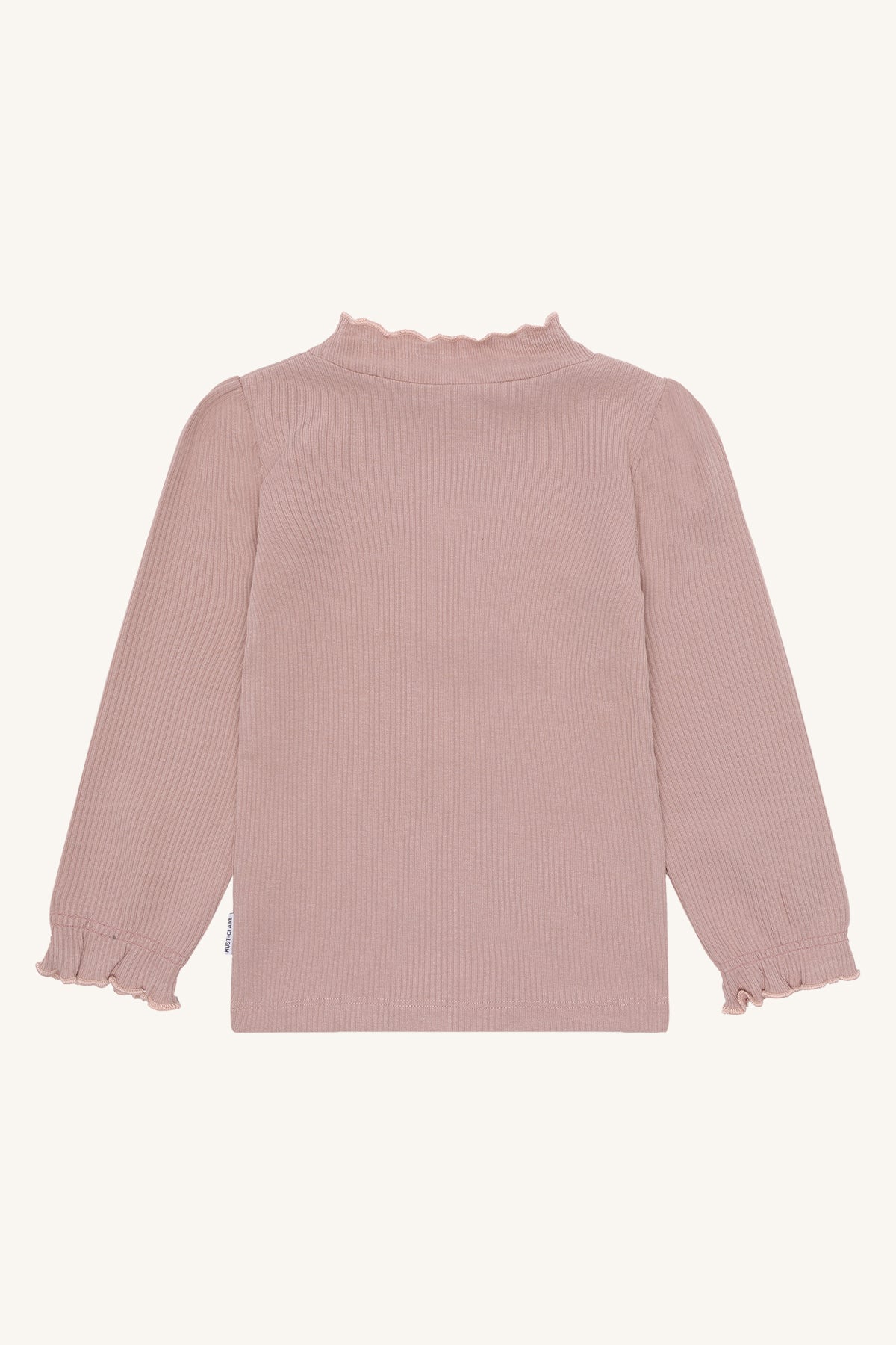 Hust & Claire "T-Shirt langarm Amma Solid" - Adobe Rose