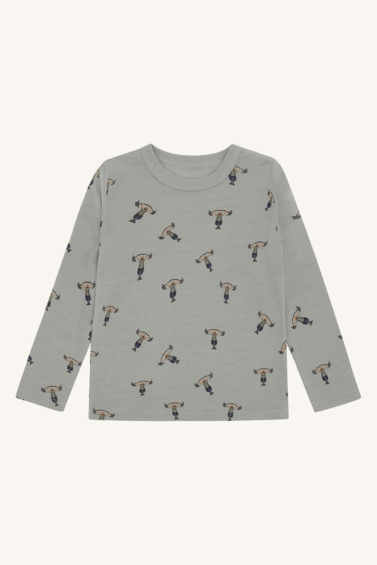 Hust & Claire "T-Shirt langarm Abba" - Forest Fog