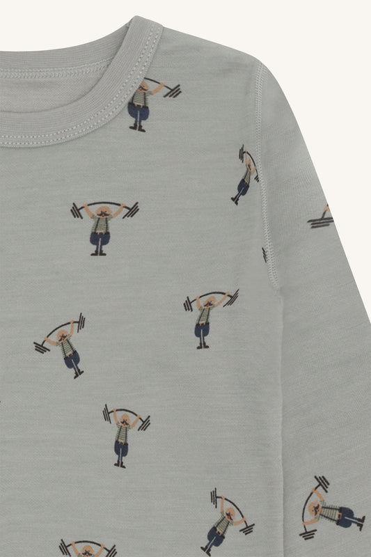 Hust & Claire "T-Shirt langarm Abba" - Forest Fog