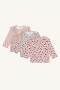 Bild in Galerie-Betrachter laden, Hust & Claire "T-Shirt langarm Alda" 3er Pack - Adobe Rose
