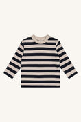 Bild in Galerie-Betrachter laden, Hust & Claire "T-Shirt langarm Anton, gestreift" - More navy
