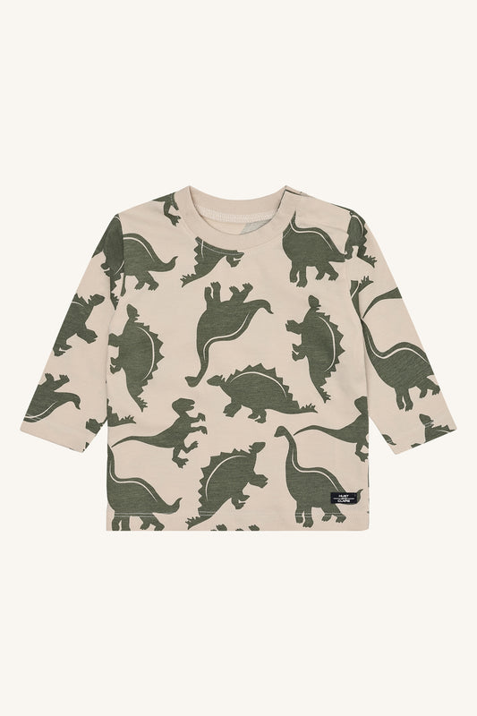Hust & Claire "T-Shirt langarm Anton Dinos" - French Oak