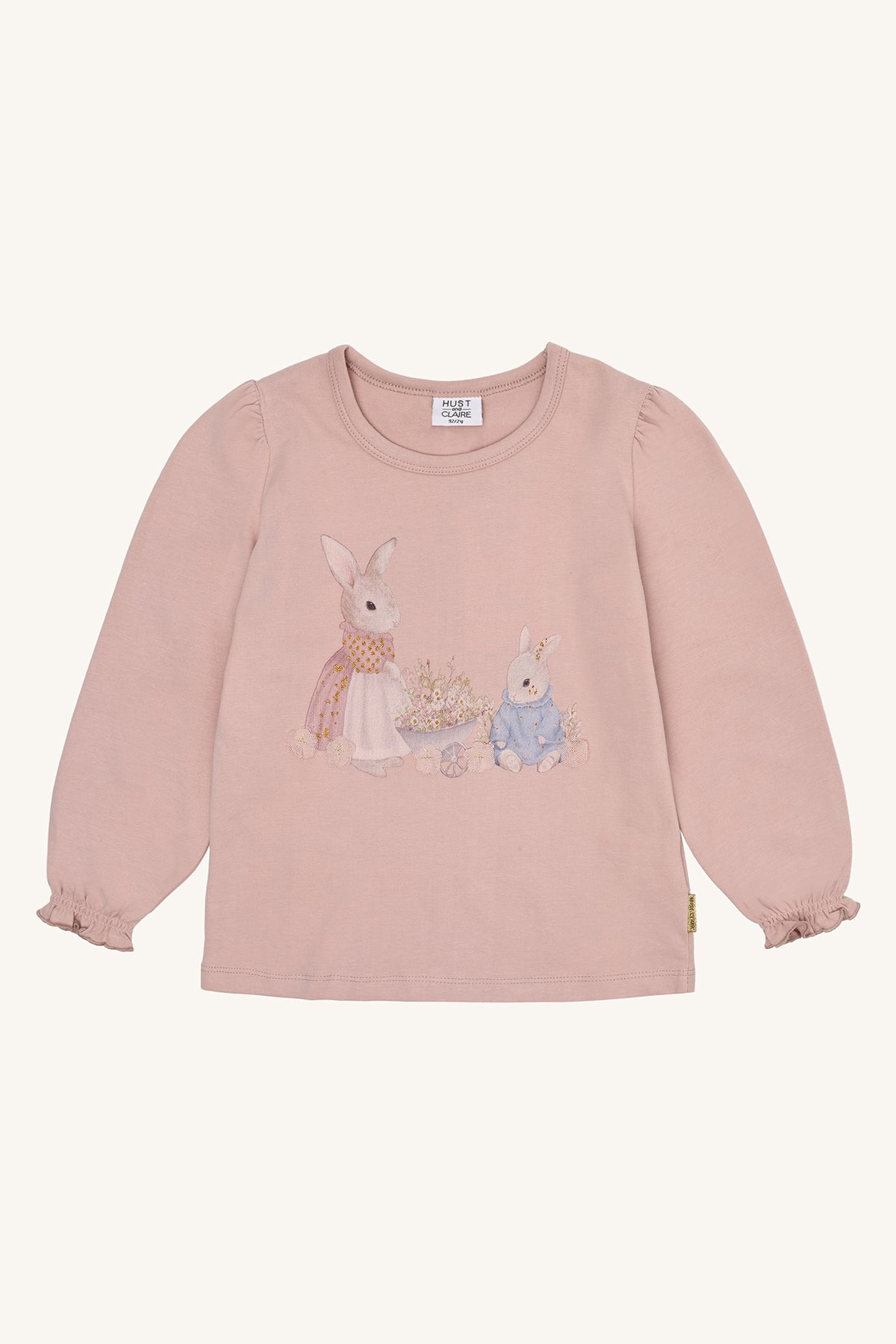 Hust & Claire "T-Shirt langarm Alma" - Adobe Rose