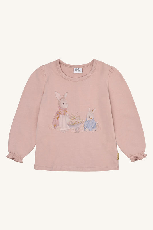 Hust & Claire "T-Shirt langarm Alma" - Adobe Rose