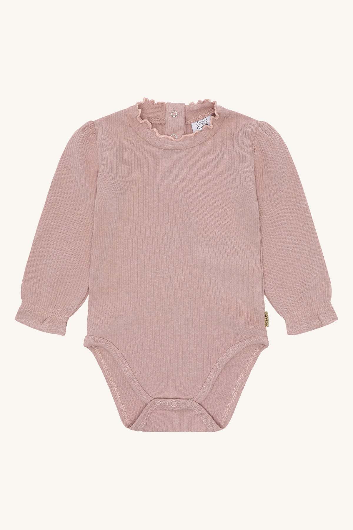 Hust & Claire "Body-langarm Bri Solid" - Adobe Rose