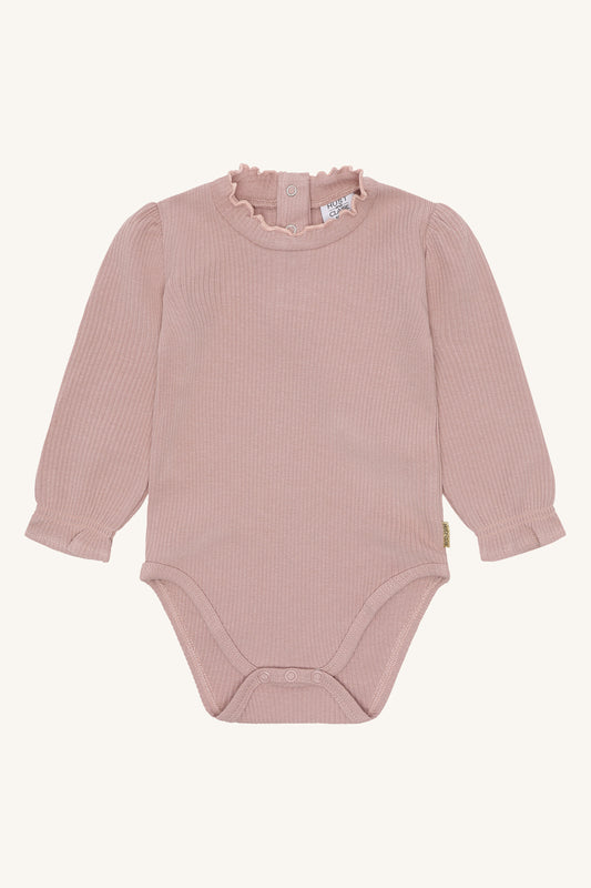 Hust & Claire "Body-langarm Bri Solid" - Adobe Rose