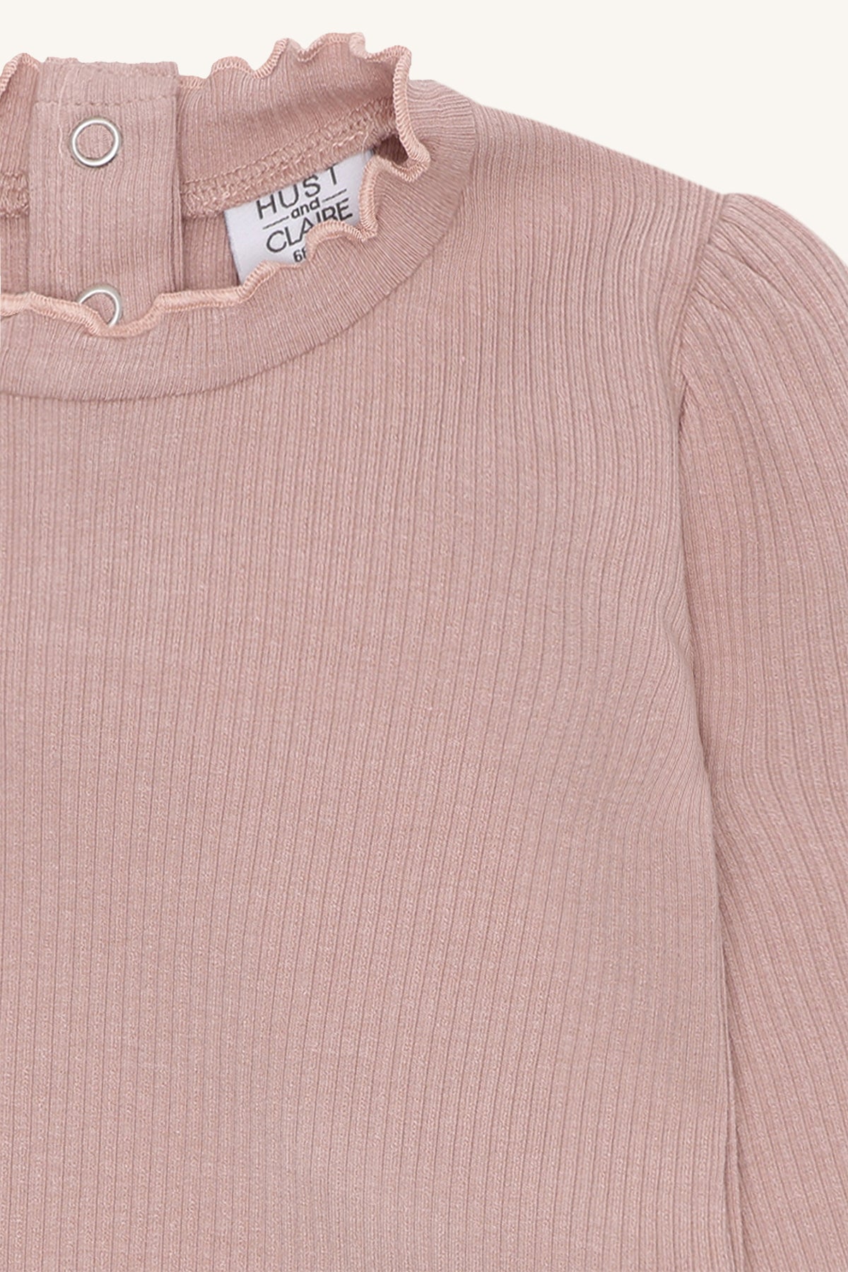 Hust & Claire "Body-langarm Bri Solid" - Adobe Rose
