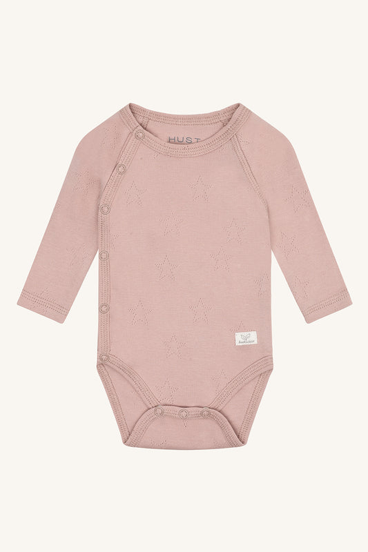 Hust & Claire "Wickelbody langarm Bing" - Adobe Rose