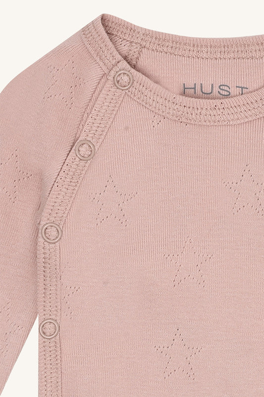 Hust & Claire "Wickelbody langarm Bing" - Adobe Rose