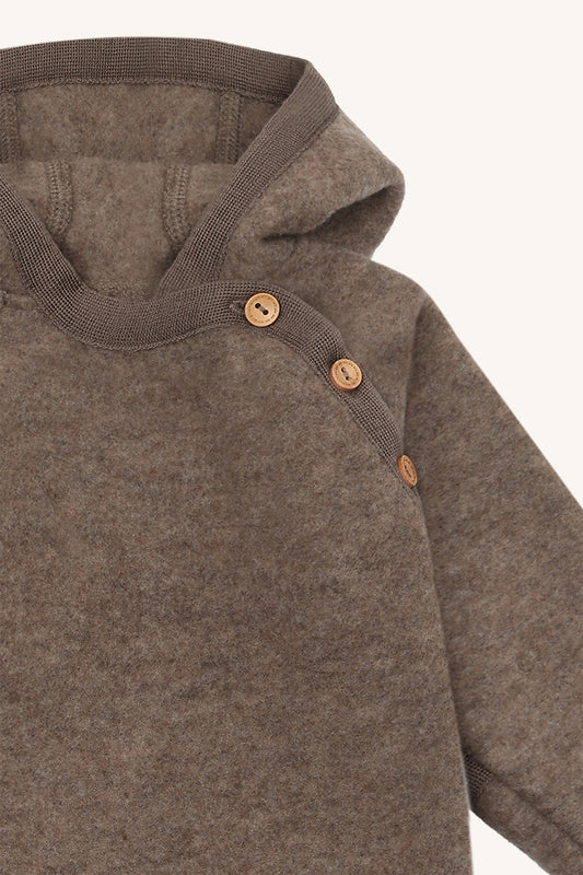 Hust & Claire Woll-Overall - Deer Melange