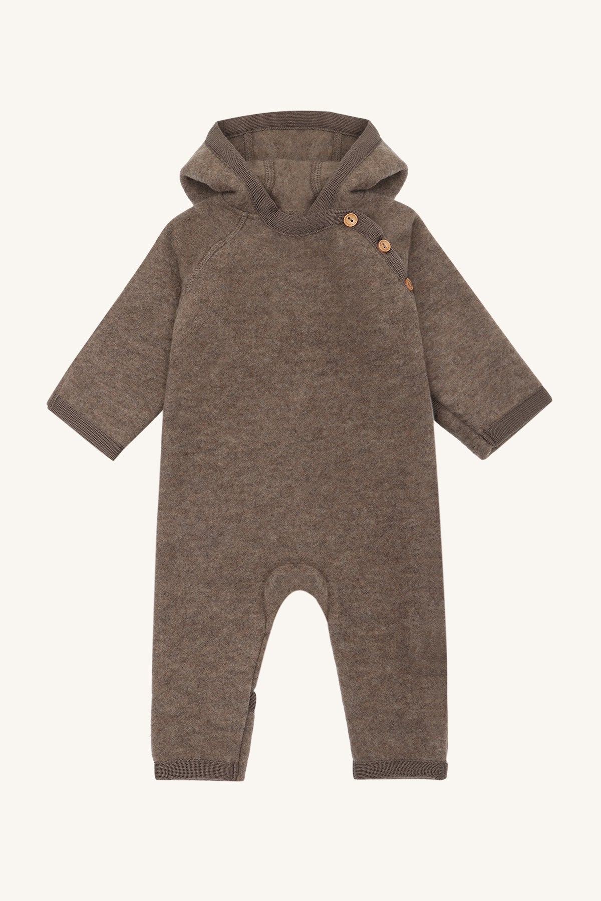 Hust & Claire Woll-Overall - Deer Melange