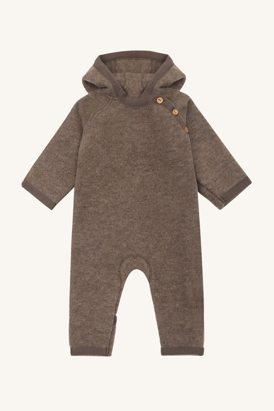 Hust & Claire Woll-Overall - Deer Melange