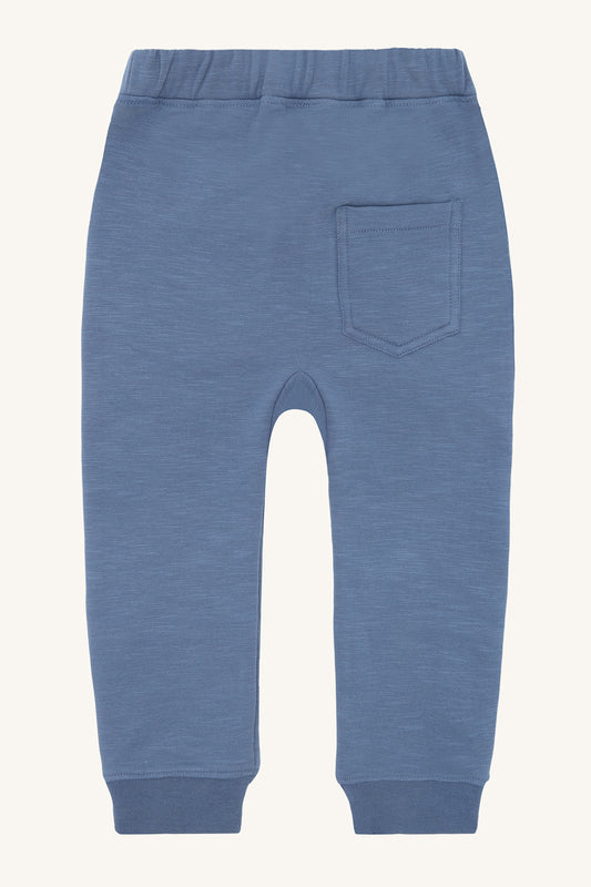 Hust & Claire "Jogginghose Georg Solid Brushed" - Blue fusion