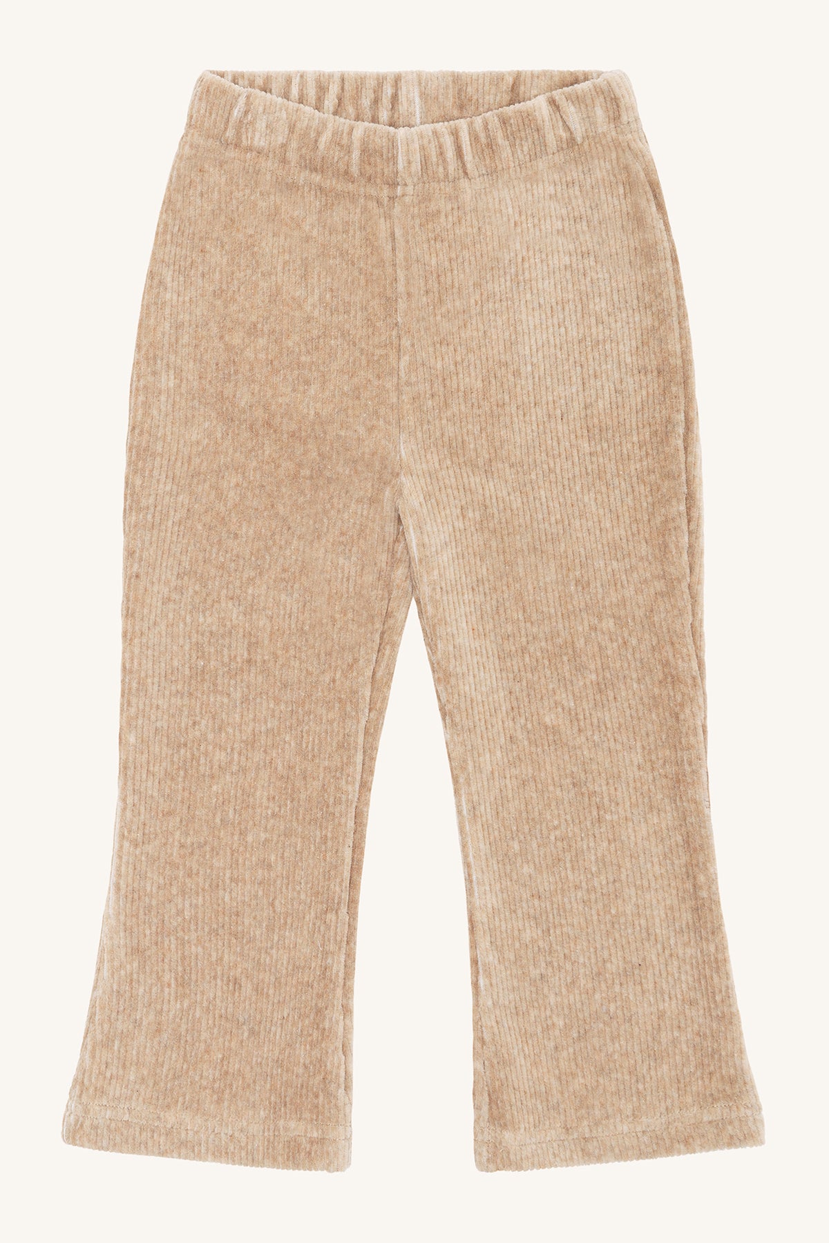 Hust & Claire " Velour-Hose Thilde solid" - Bisquit