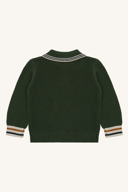 Hust & Claire "Strickjacke" - Deep Ivy