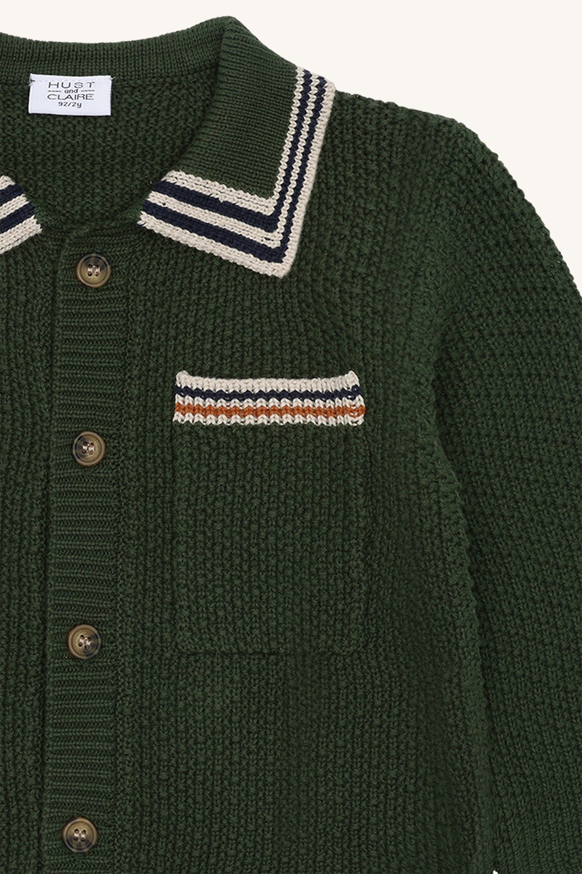 Hust & Claire "Strickjacke" - Deep Ivy