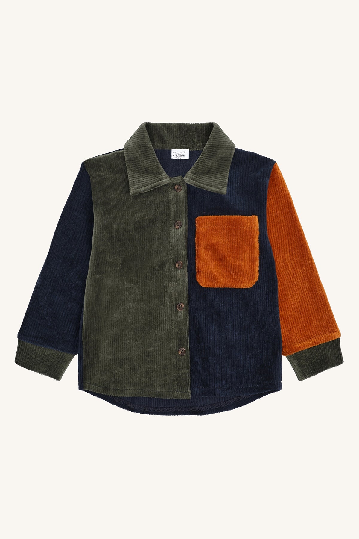 Hust & Claire "Velour-Hemd Ravn" - Deep Ivy