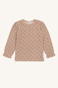 Bild in Galerie-Betrachter laden, Hust & Claire "T-Shirt langarm Alma Little Rose" - Rugby Tan
