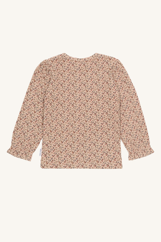Hust & Claire "T-Shirt langarm Alma Little Rose" - Rugby Tan