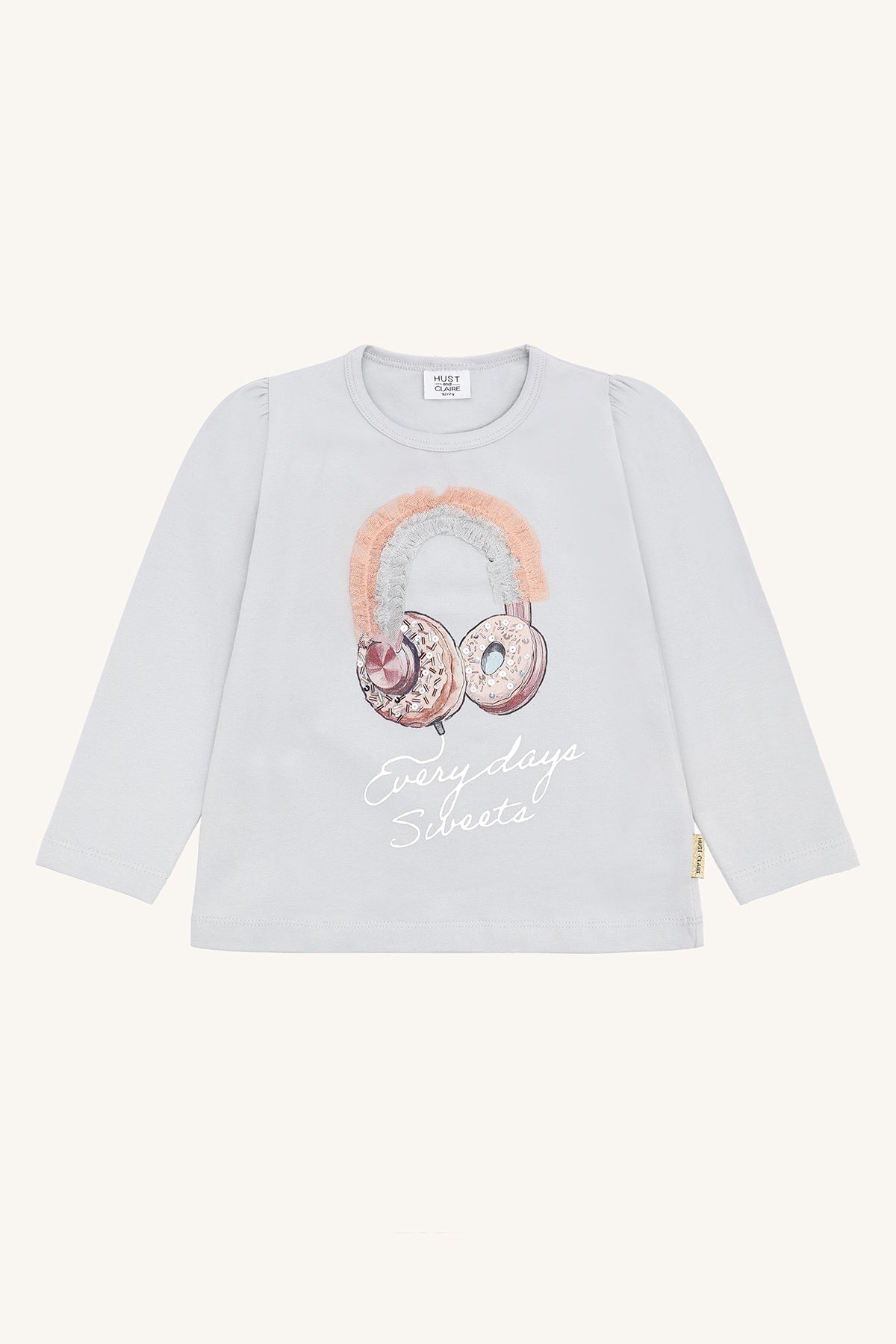 Hust & Claire "T-Shirt langarm Alma" - Light blue